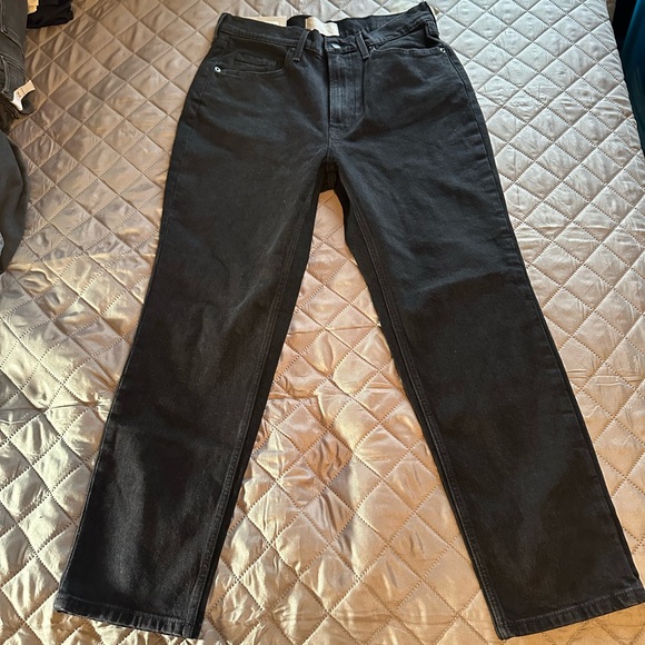 Everlane the original cheeky Jean size 29 crop black NWT - Picture 1 of 6